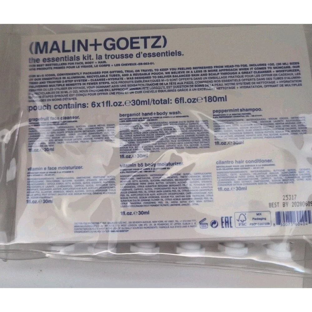MALIN+GOETZ Essentials Kit Travel Size NEW IN PACKAGE